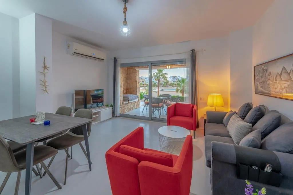 Image of New! Lovely 1BR in Swan Lake, Gouna. Azure Lagoon